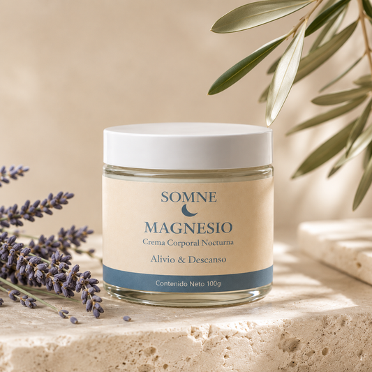 Somne Magnesio – Crema Corporal Nocturna con Magnesio | 100g
