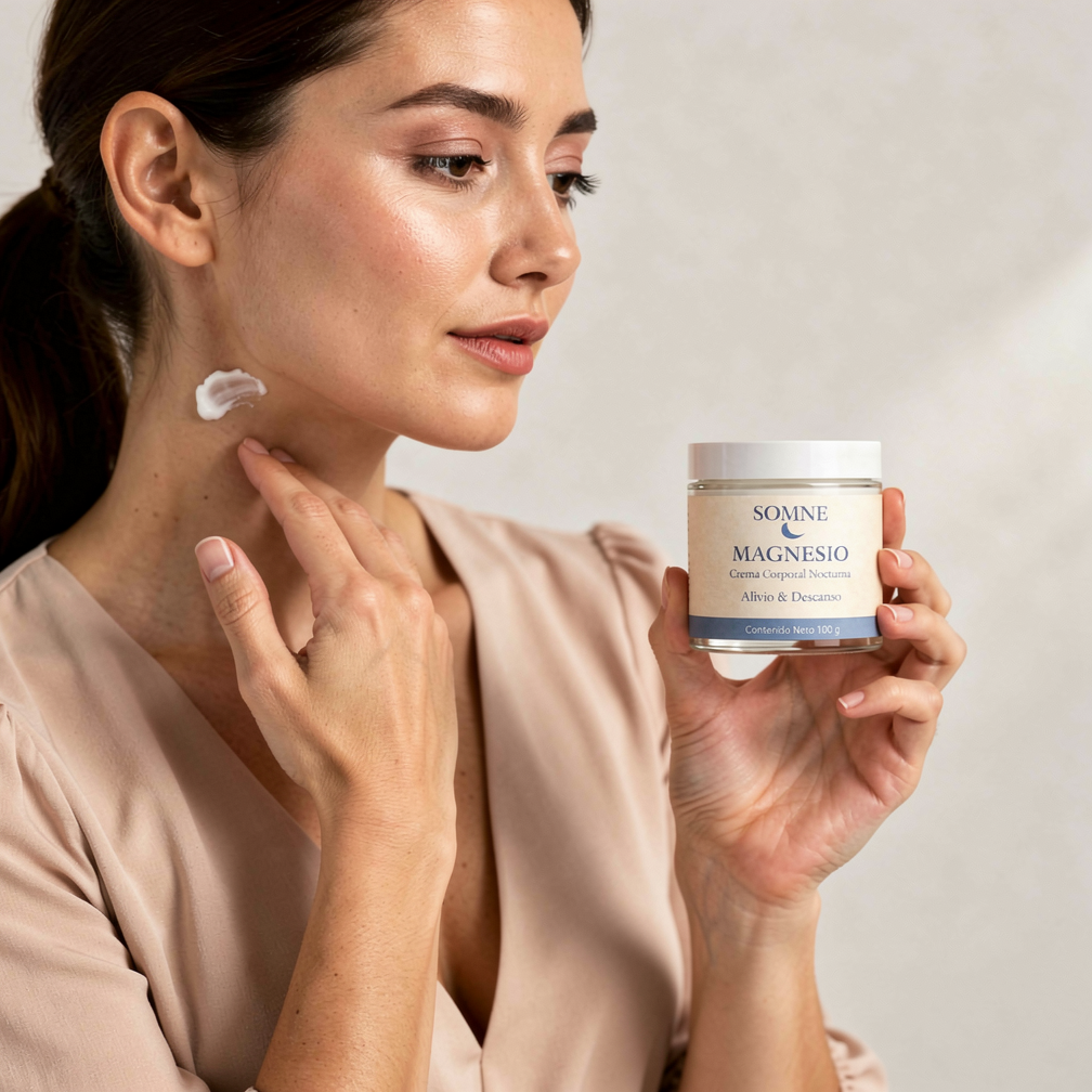 Somne Magnesio – Crema Corporal Nocturna con Magnesio | 100g
